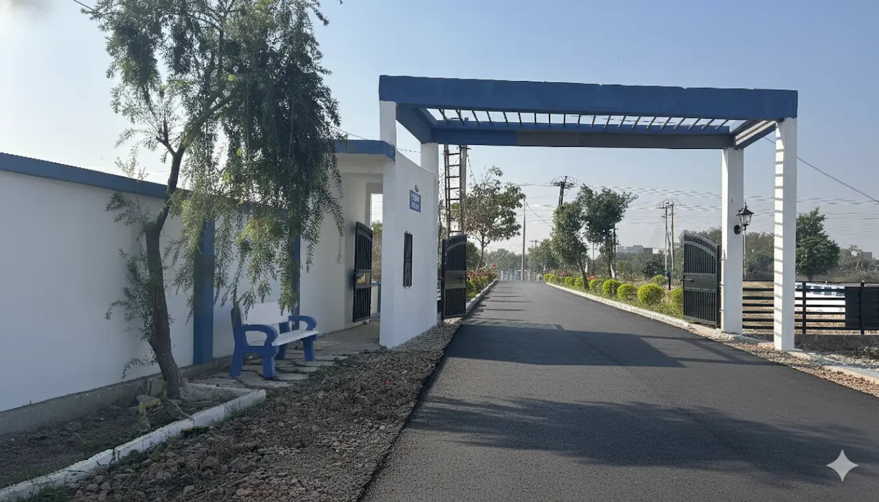 Blossom Villa Premium gate at Jaitikheda